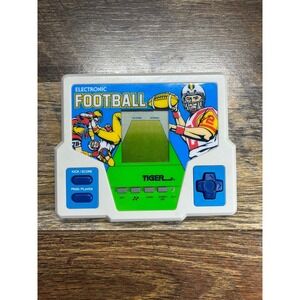 Vintage 1987 Tiger Electronics Football Handheld LCD Video Game Retro Sports Toy